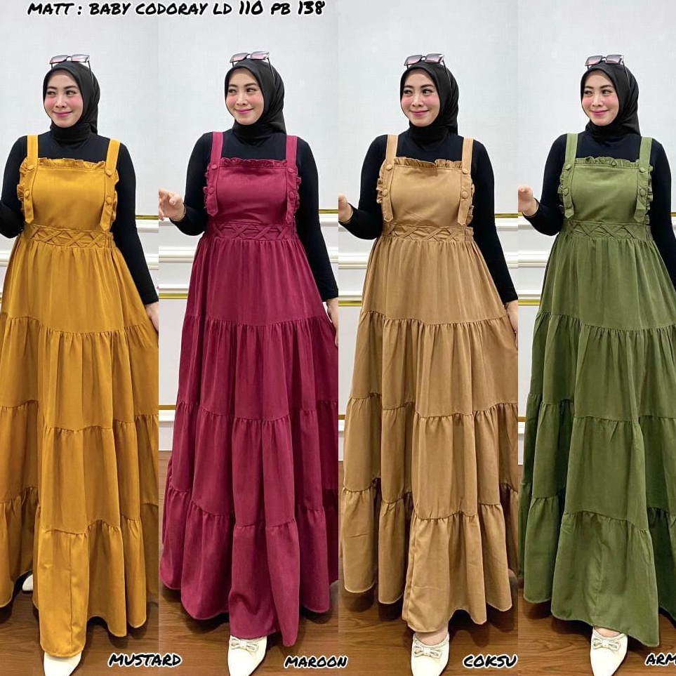 KODE P97T QF Gamis Overall 924 polos  Overall  Gamis Overall