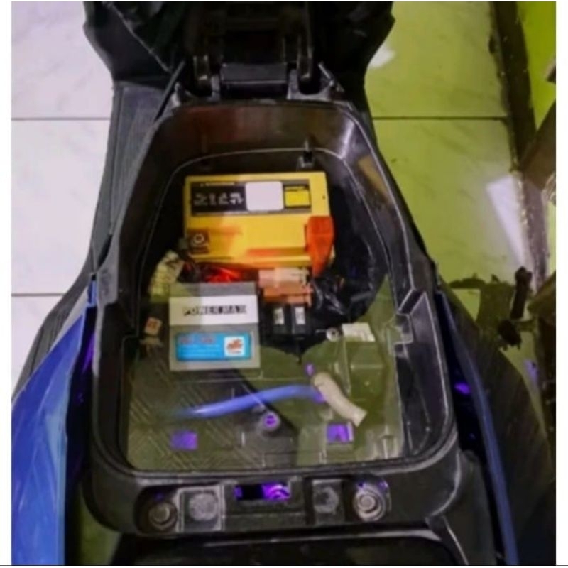 tutup bagasi beat karbu variasi tutup jok beat karbu akrilik 3 mili transparan