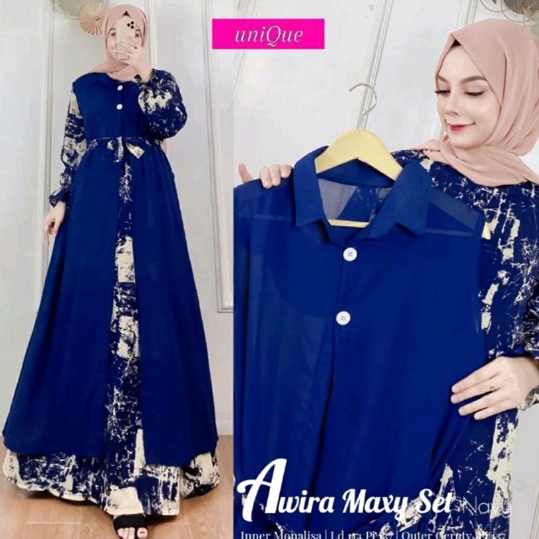 Pabrik Resmi GAMIS GISEL 2 IN 1 ONE SET TERLARIS