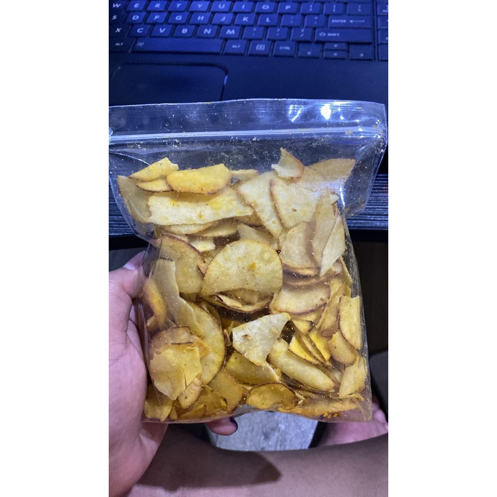 

KERIPIK SINGKONG RASA MANIS KRIUK SNACK CEMILAN