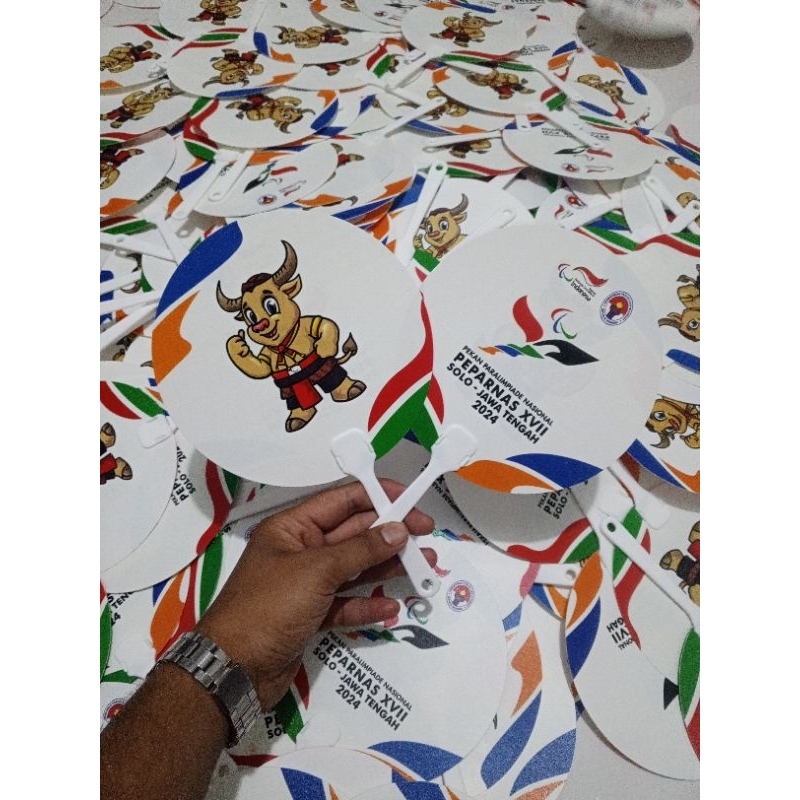 kipas plastik/kipas pvc/kipas souvenir/kipas tangan