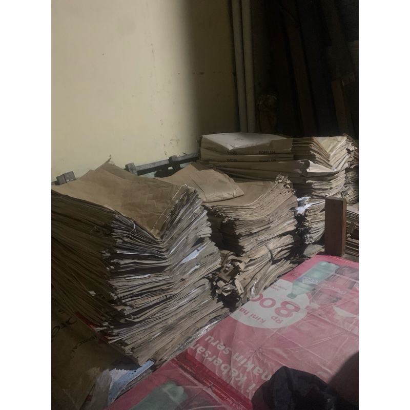 karung dalam plastic bekas biji plastik uk.25kg