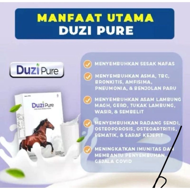 Duzi Pure Susu Kuda Liar Asli Lombok Bantu Atasi Tulang Sendi