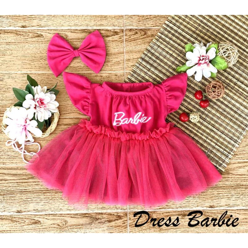 KOSTUM BARBIE NEWBORN/BAYI/ANAK/DRES BARBIE ANAK/KOSTUM BAYI/KOSTUM ANAK PEREMPUAN/KOSTUM PHOTOSHOOT