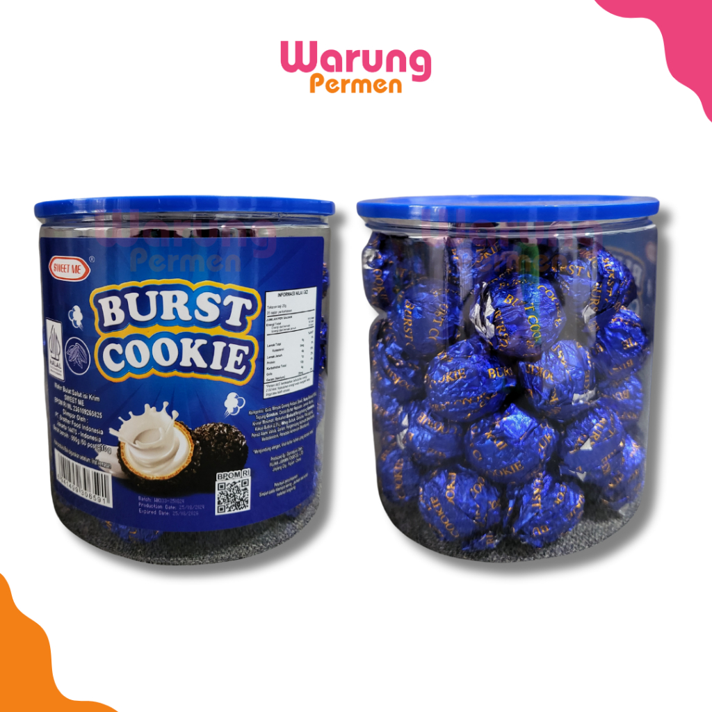 

Burst Cookie / Ball Cookies and Creamy / Bola Coklat Toples / Biskuit Wafer Bulat Salut isi Kream