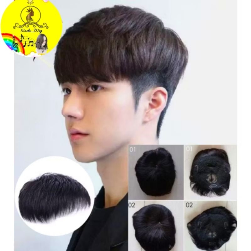 TOUPEE BOTAK PRIA KOREA/TOUPEE PENUTUP BOTAK MODERN/WIG PENUTUP BOTAK PRIA