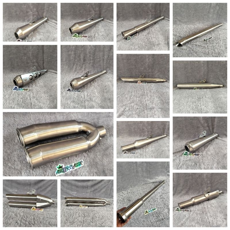 Knalpot Bambu Runcing knalpot motor custom knalpot  japstyle