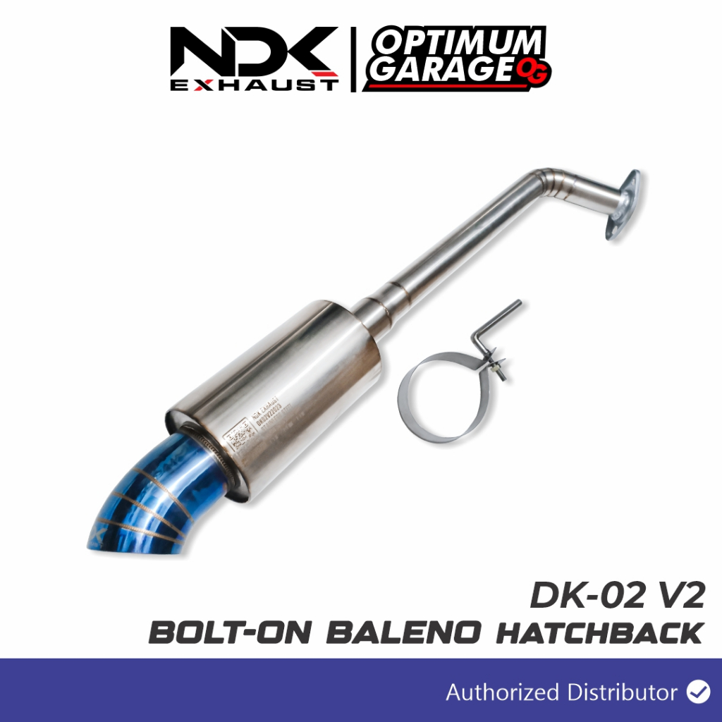 KNALPOT MOBIL  MUFLER DK02V2 BOLTON MOBIL BALENO HACTBACK KNALPOT NDK EXHAUST