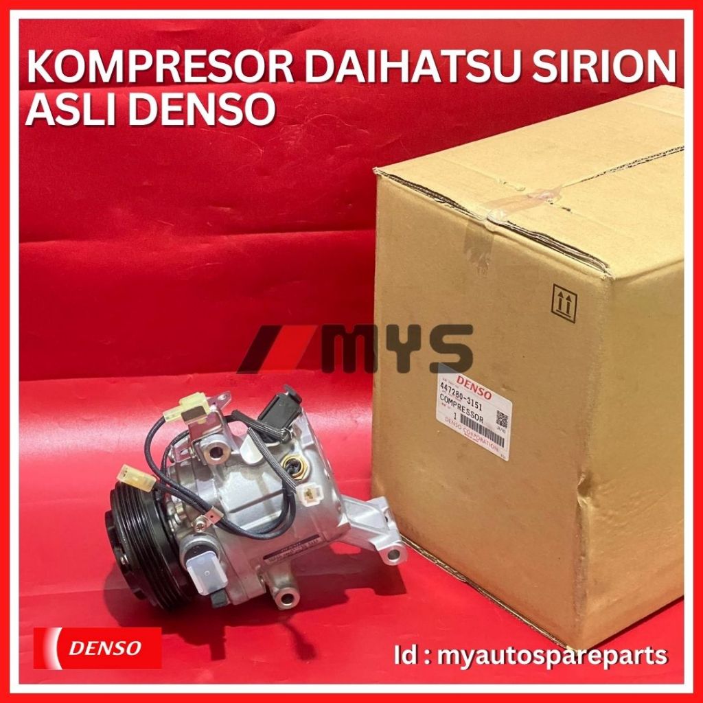 COMPRESSOR AC Mobil DAIHATSU Sirion KOMPRESOR ASLI DENSO