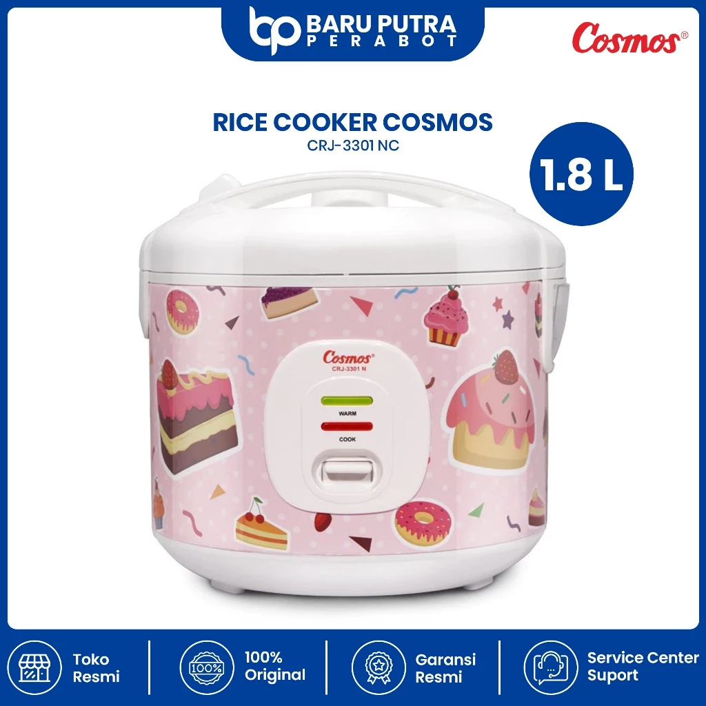 Cosmos Rice Cooker Non Stick CRJ-3301 NC