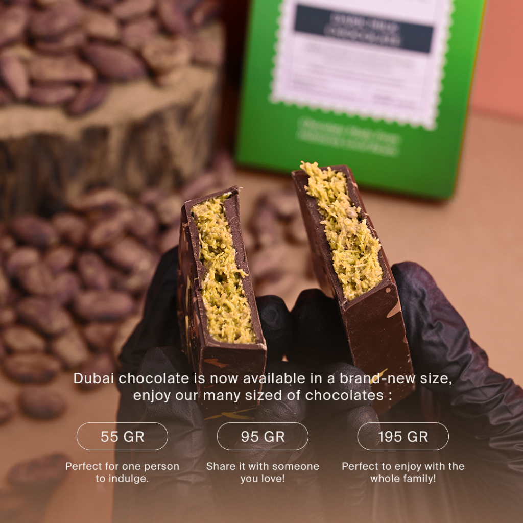 

Pistachio Dubai Chocolate 95 Gr