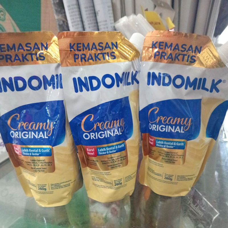 

INDOMILK Creamy Original kemasan pouch 260gr