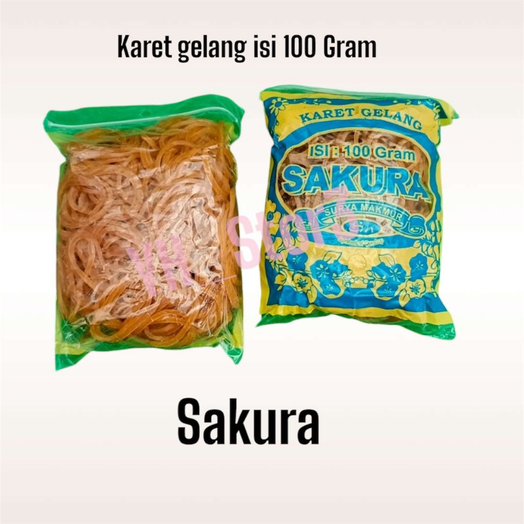 

Karet Gelang Sakura Kuning 14 MM @100 Gram