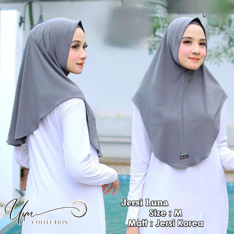 hijab uun polos+size:M+(200.000/5pcs)