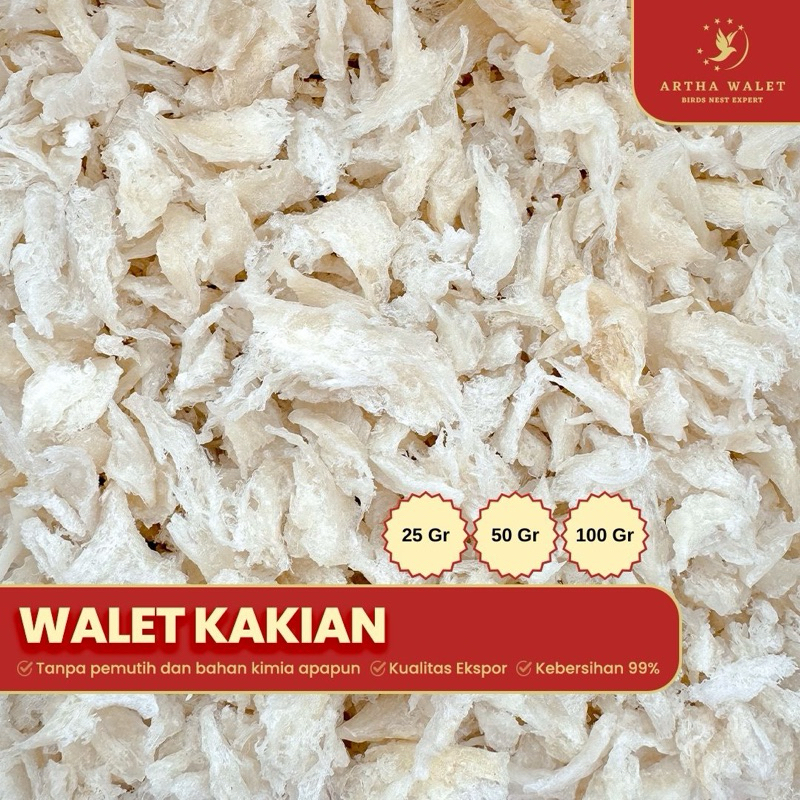 

Sarang Burung Walet Kakian - Yanwo / Bird Nest / 燕角燕窝