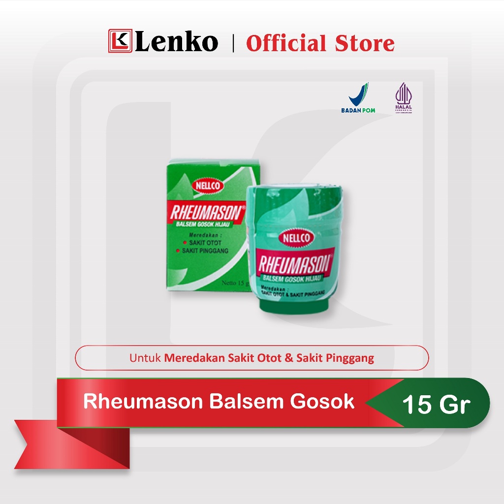 Rheumason Balsem Gosok Hijau (15 gr)
