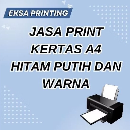 JASA PRINT DOKUMEN KERTAS HVS A4 KETEBALAN 75 GSM