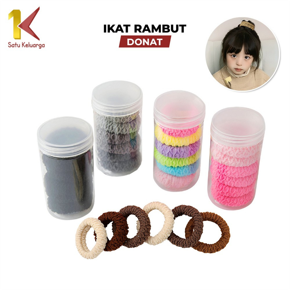 Satu Keluarga Ikat Rambut Donat C1204 Kunciran Aksesoris Rambut Fashion Korea Style Wanita Remaja An