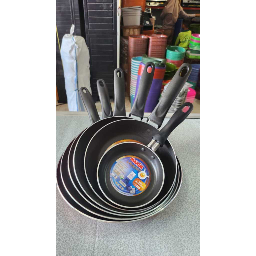 TERMURAH Maxim Valentino Wajan Teflon Anti Lengket Frypan