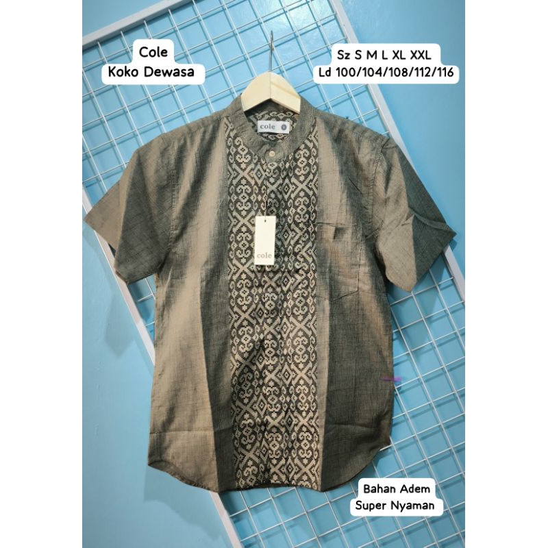 Baju Koko Pendek Dewasa Original Brand Cole