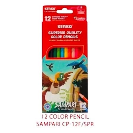 

KENKO SAMPARI COLOR PENSIL CP-12F/SPR isi 12 pcs