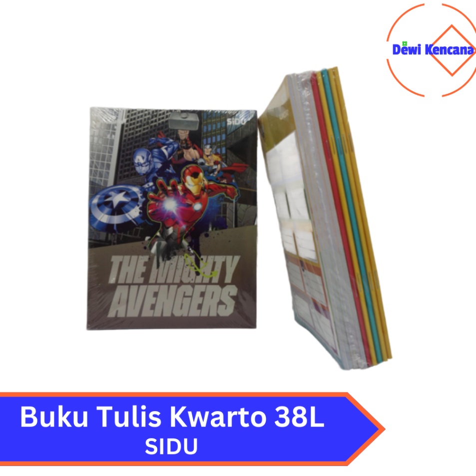 

KODE FDZjk Buku Tulis Kwarto 38 Lembar SiDU 1 Pak Isi 1 Buku