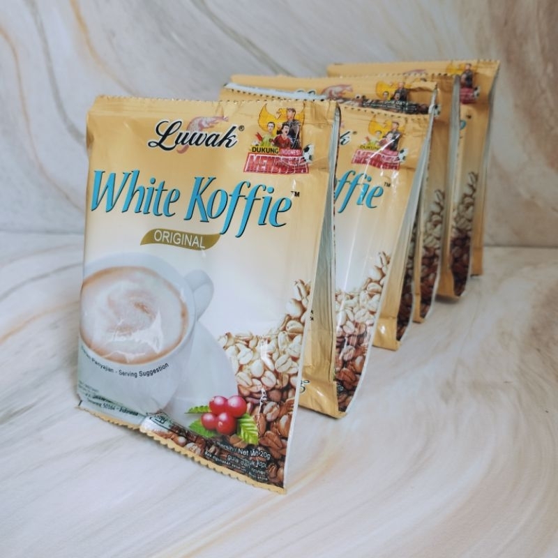 

Luwak White Koffie OriginalKemasan Renceng isi 10 pcs
