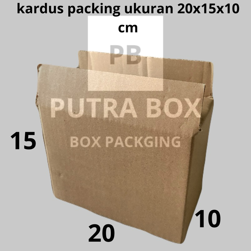 

Kardus packing ukuran 20x15x10 cm