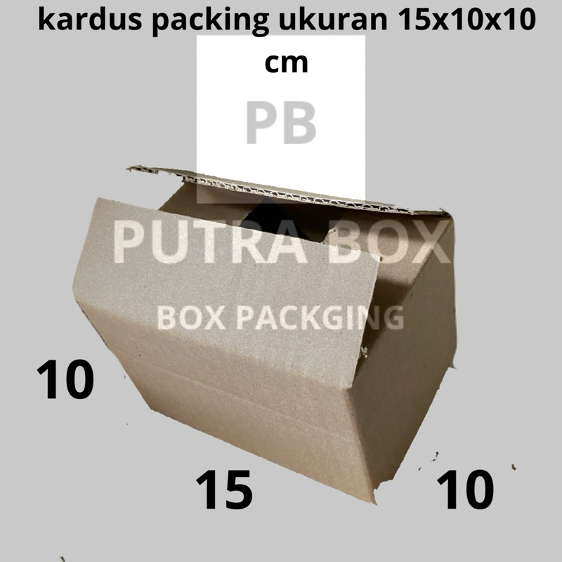 

Kardus packing ukuran 15x10x10 cm