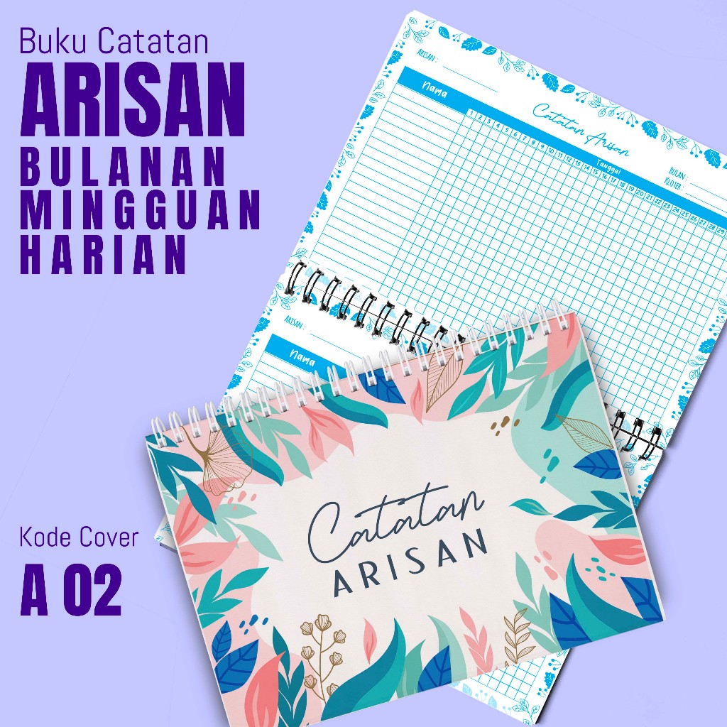 

artomaringi Buku Catatan Arisan Harian Mingguan Bulanan BELI 2 GRATIS 1 PEN GEL - Kode A02