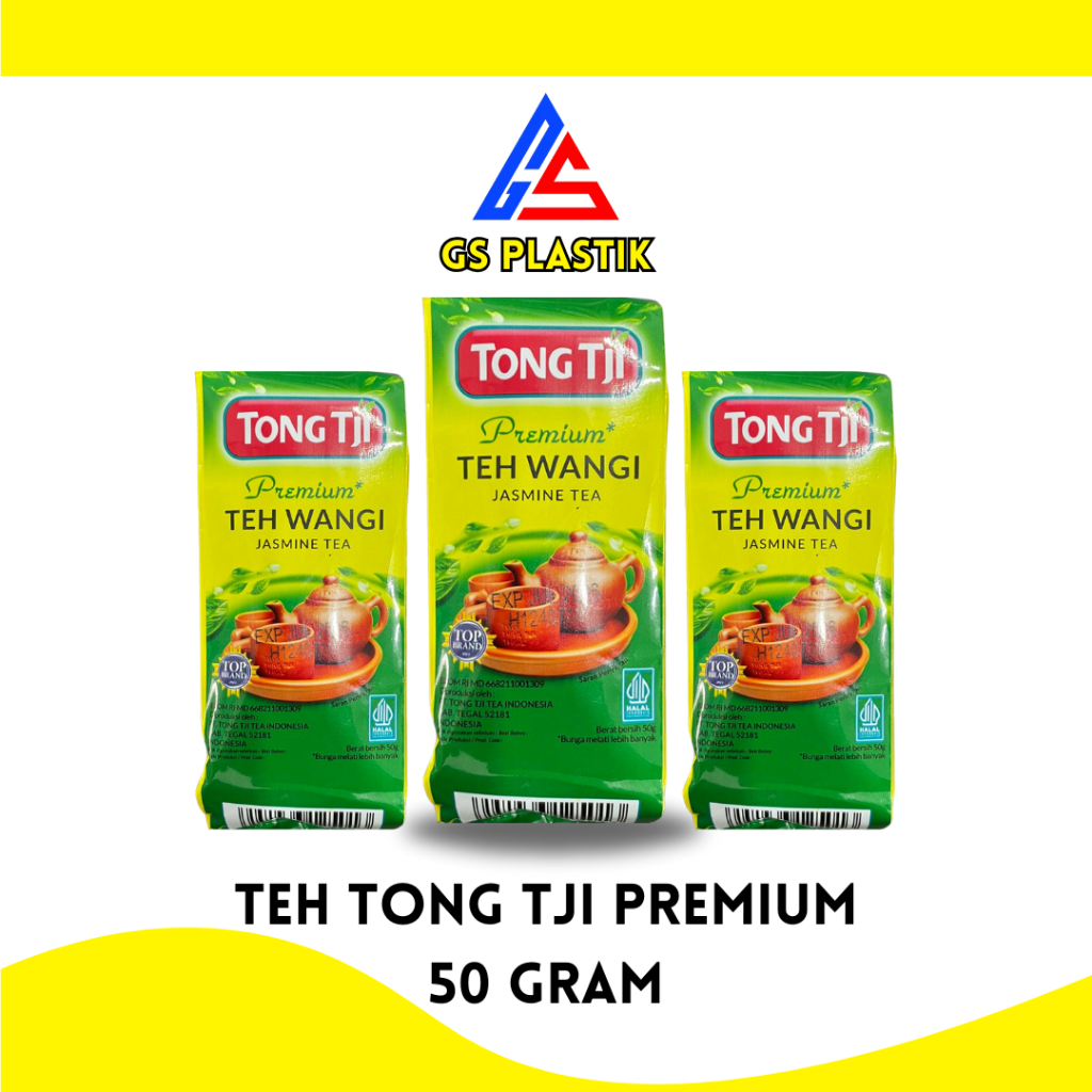 

Teh Tong Tji Premium Jasmine Tea 50 gr Teh Hijau Bubuk Teh Melati