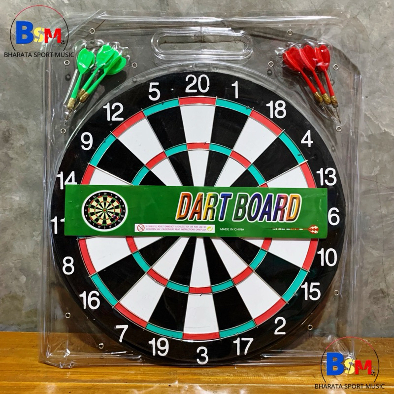 DART GAME BOARD 17" INCH / PAPAN DART GAME 17" INCH