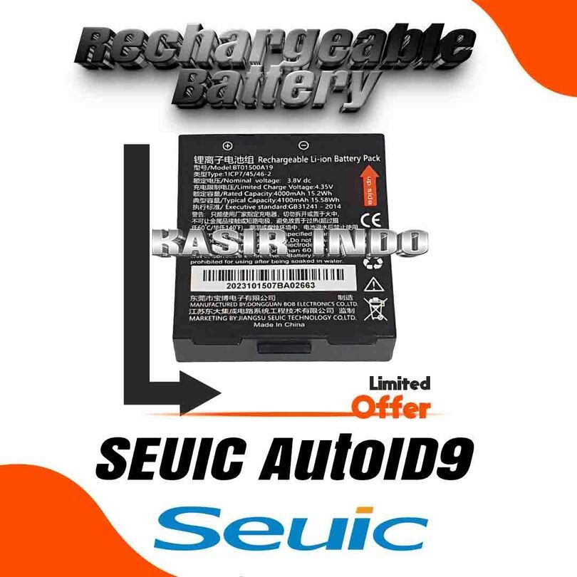 BATERAI SEUIC AUTOID9 BATRE BATTERY LITHIUM-ION PDT PDA  AUTOID9N