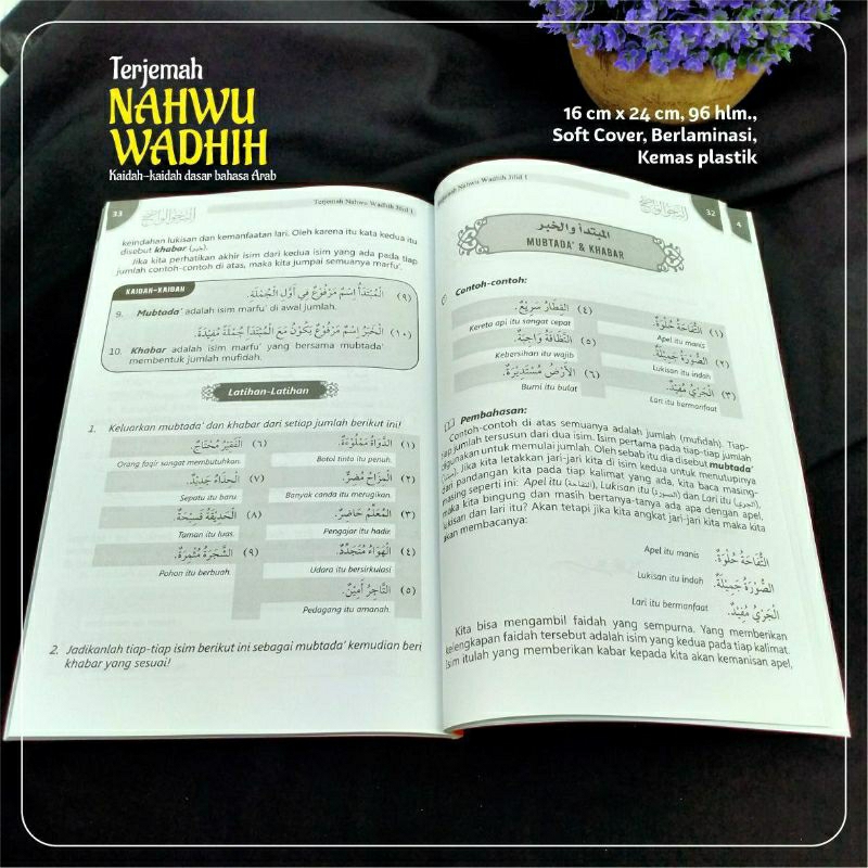 

Terjemah Nahwu Wadhih Kaidah-Kaidah Dasar Bahasa Arab (1 Ibtidaiyah)