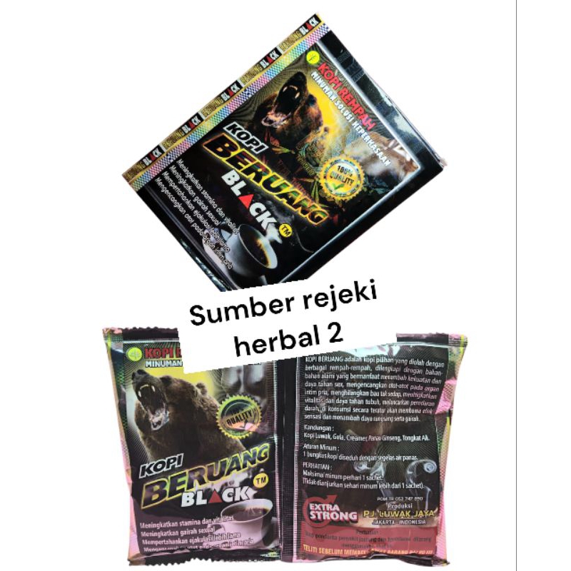 

kopi hitam merk beruang Black original box