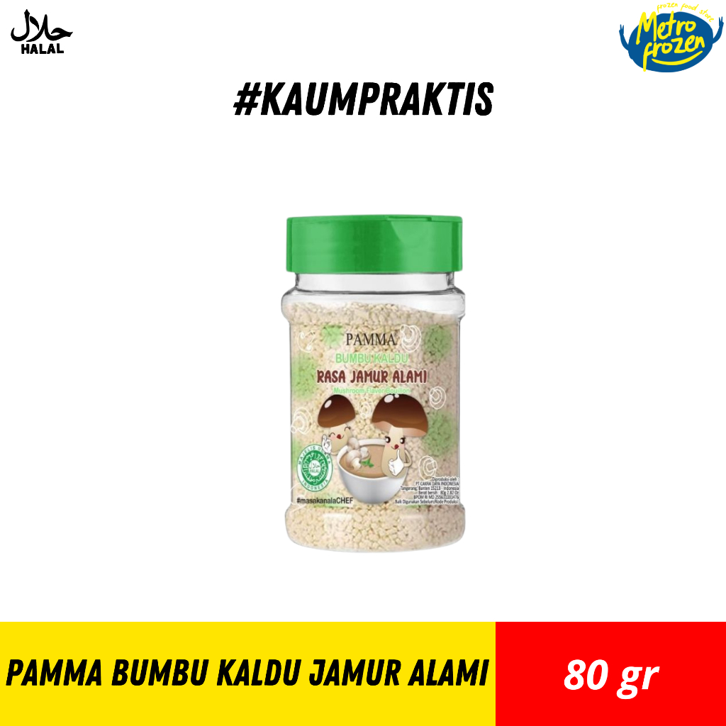 

PAMMA Kaldu Jamur Alami 80gr //bumbu kaldu jamur alami //kaldu jamur instan Banjarmasin