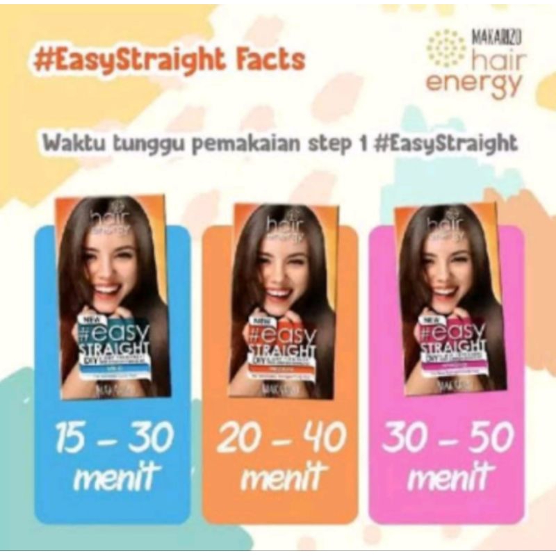 MAKARIZO HAIR ENERGY EASY STRAIGHT/Smoothing Pelurus Rambut Sachet
