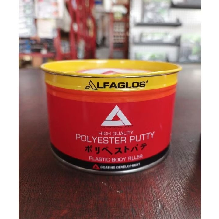 Dempul Alfaglos & Hardener 1kg dempul mobil dempul besi dempul plastik