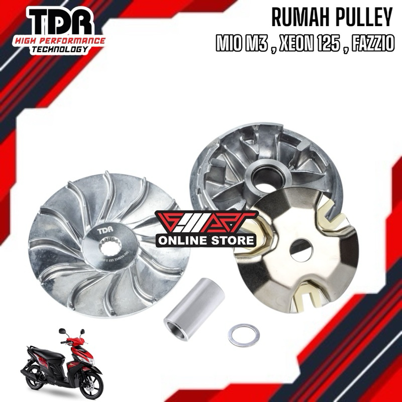 RUMAH ROLLER / RUMAH PULLEY TDR RACING MIO M3 , XEON 125 , FAZZIO