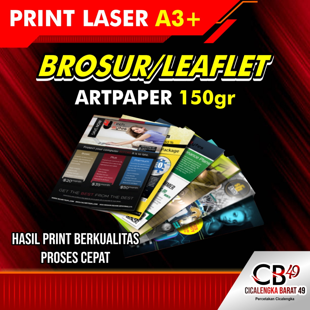 

Cetak Brosur / Flyer 1 Sisi Full Colour