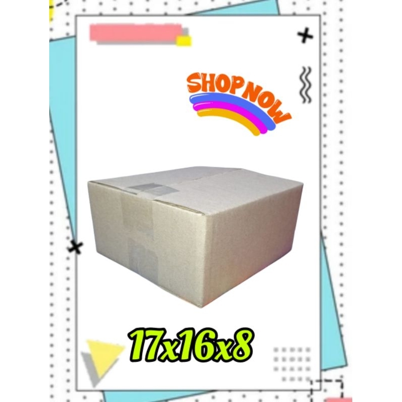 

kardus packing UK 17x16x8 kardus polos kardus kecil