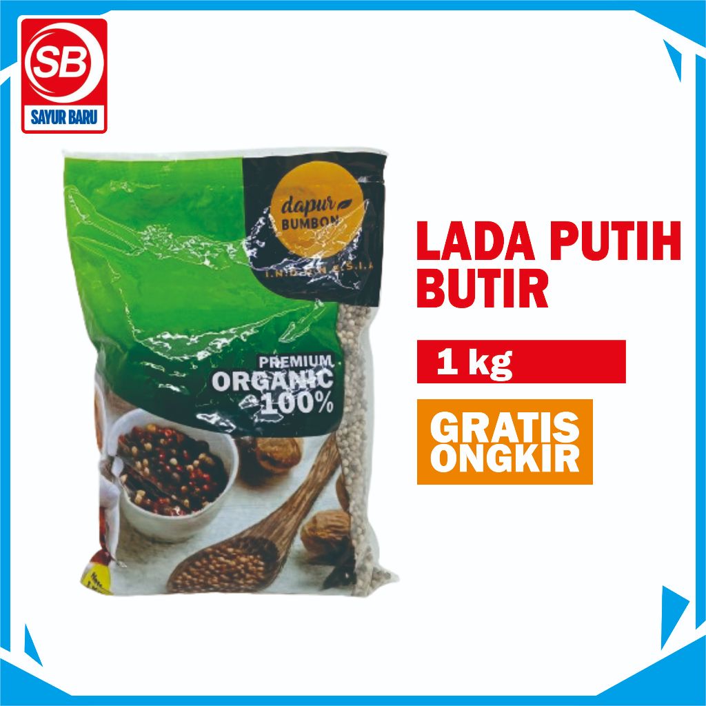 

Lada putih butir 1 kg