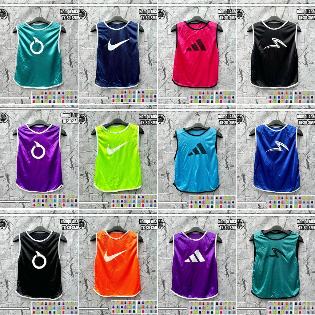 Rompi Anak / Junior - Rompi Futsal Anak Rompi Bola Anak Rompi Olahraga Anak Rompi Latihan Anak Rompi