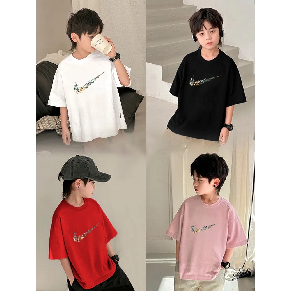 Kaos anak smp umur 6 8 10 12  tahun 100% cotton combed print fashion motif Tren Populer Tahun Ini ov