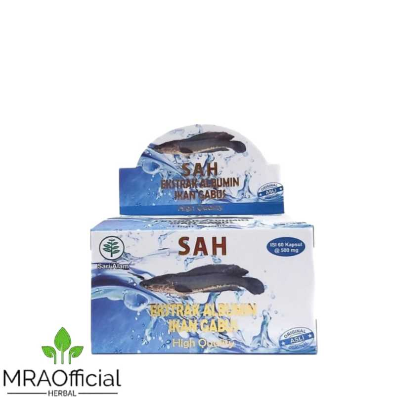 Sah Albumin | Kapsul Albumin | Ekstrak Ikan Gabus | Kapsul Extrak Albumin - 60 Kapsul