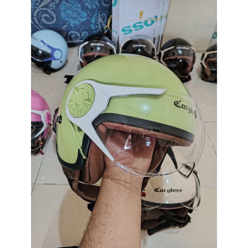 Cargloss Hijab Second ORIGINAL 100% Pastel Hijau