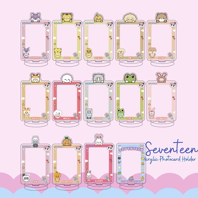 Standee Cahol Miniteen Seventeen svt card holder acrylic