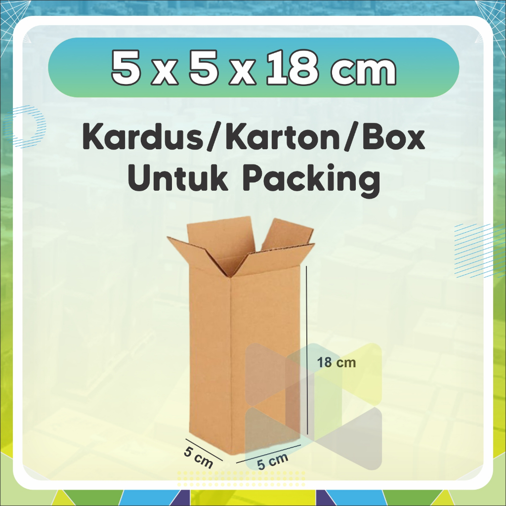 

Box Packing 5x5x18 / Kardus Packing / Karton Packing