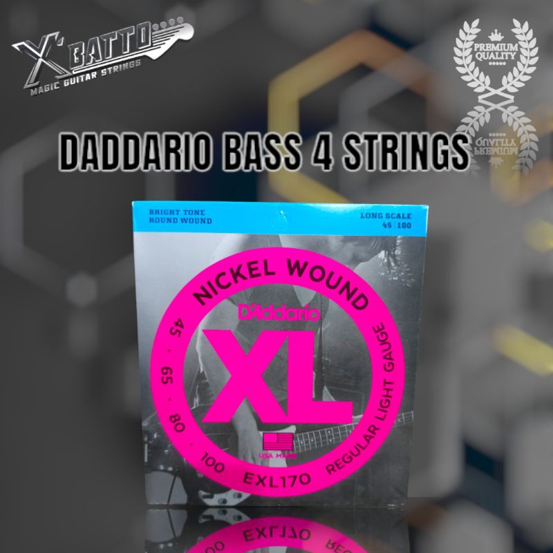 Senar Bass Daddario 4 String Bass Daddario 4st EXL170