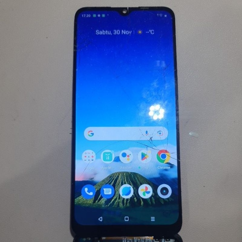 LCD REALME C31 MINUS RETAK GLASS